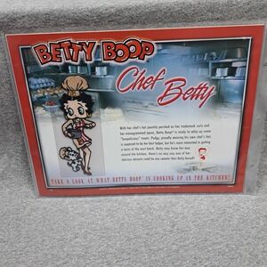 Betty Boop Patch Chef Betty Pudgy Clothing Bag Patch Collectible Vintage Cooking